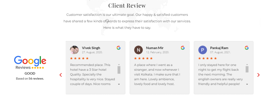 Delight Rooms Google Reviews
